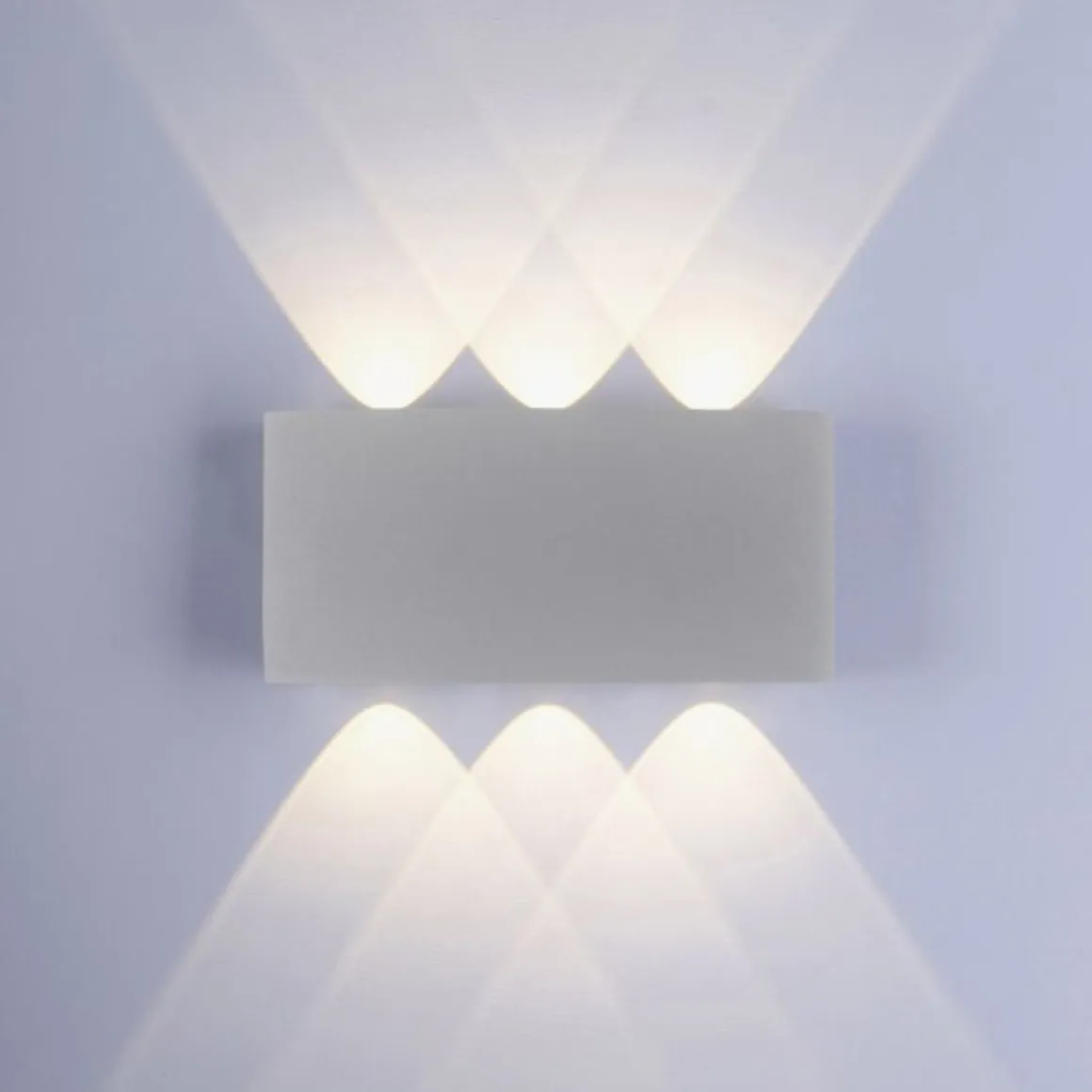 Paul Neuhaus 3-flg LED Wandleuchte Carlo Silberfarben