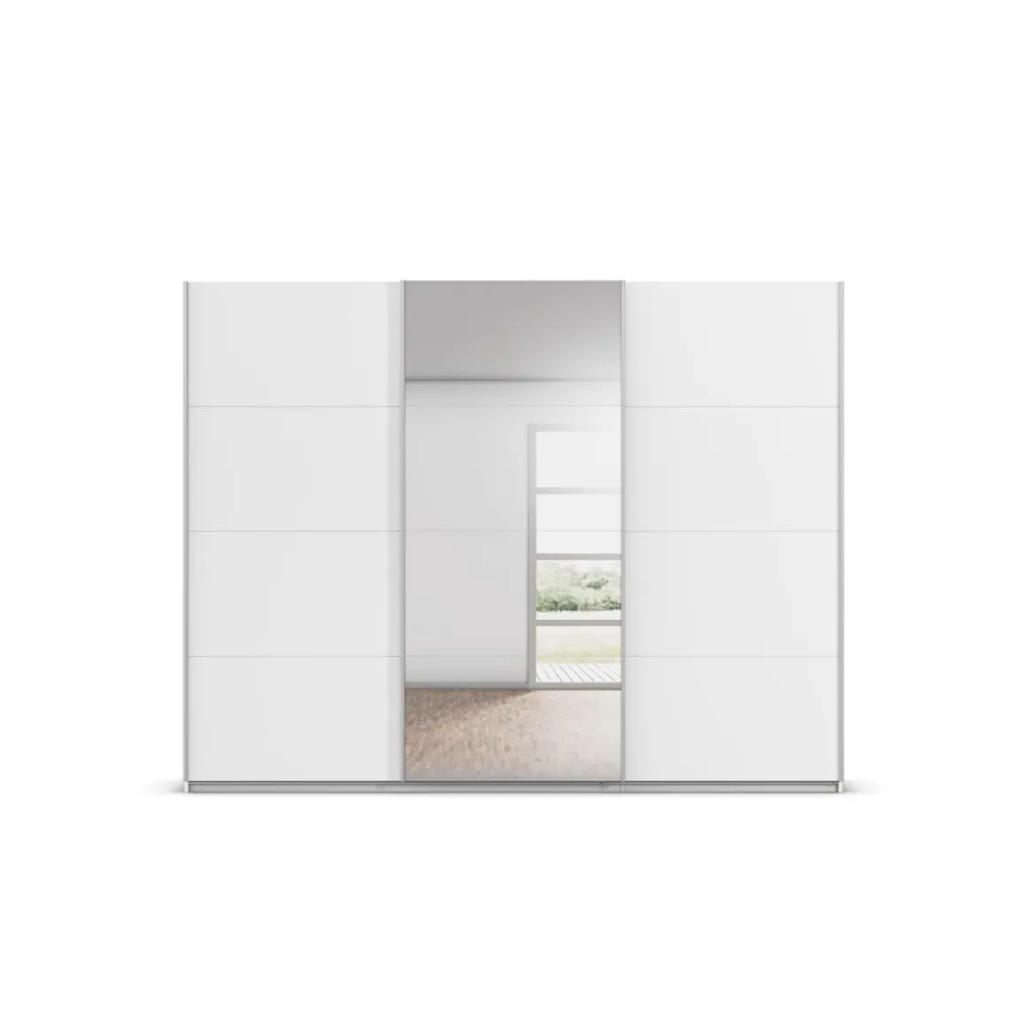 Rauch Schwebetürenschrank Kulmbach Alpinweiß