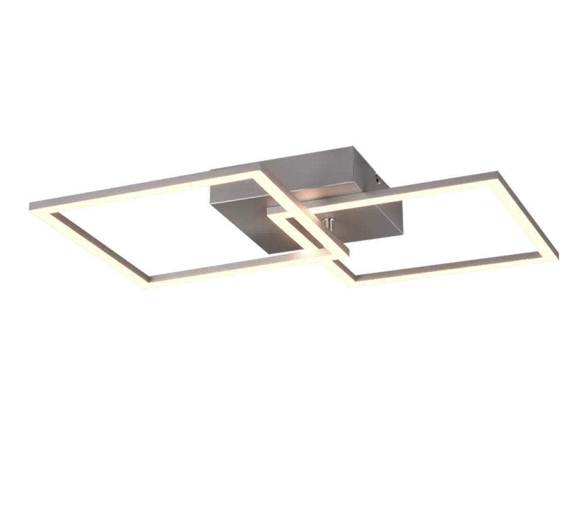 Reality Leuchten LED Deckenleuchte Trail Titan 45 cm
