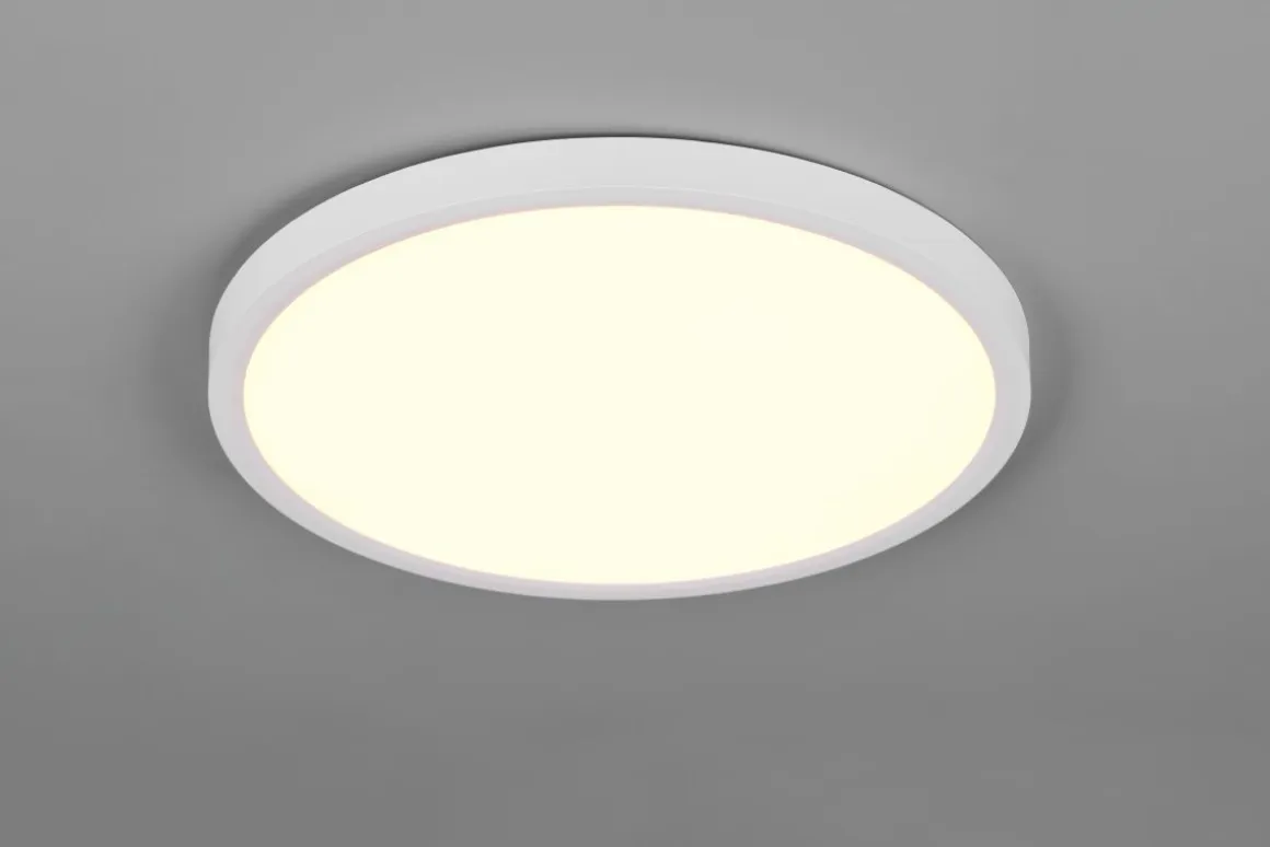 Reality Leuchten LED Deckenlampe Draco Weiß Ø 40 cm