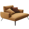 Recamiere Loveseat Dover XC Gelb