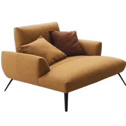 Recamiere Loveseat Dover XC Gelb
