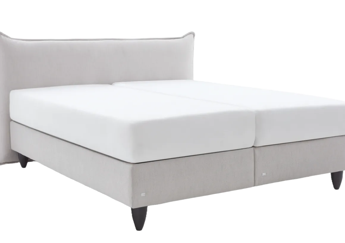 Ruf Boxspringbett Sonata Greige 180 x 200 cm