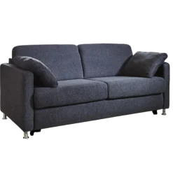Schlafsofa Boston Faltbett-System Anthrazit