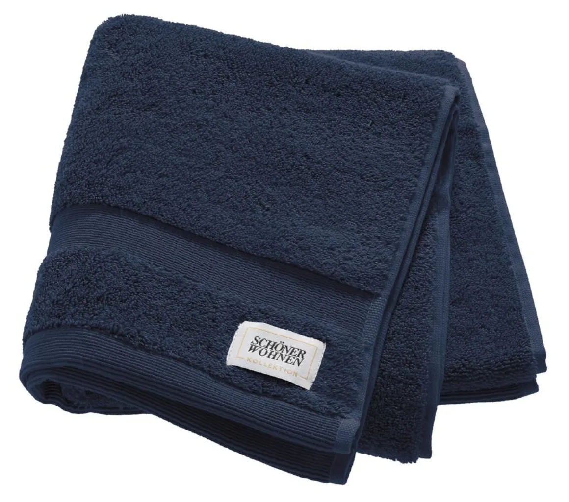 Schöner Wohnen Handtuch Cuddly Marine 50 x 100 cm