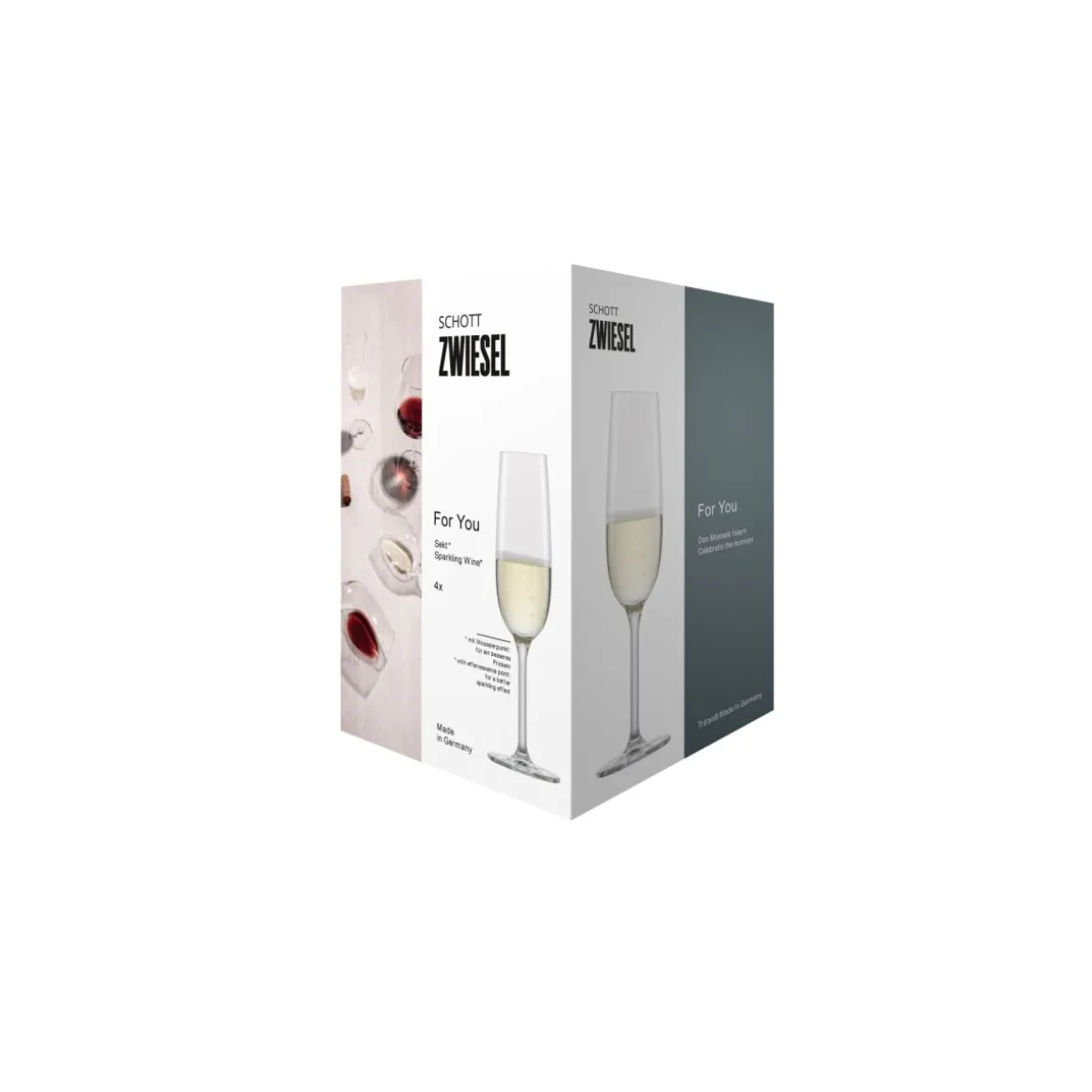 Schott Zwiesel 4-tlg Sektglas-Set For You