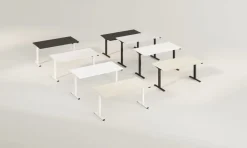 Schreibtisch eComo Akazie Aluminium 120 x 60 cm