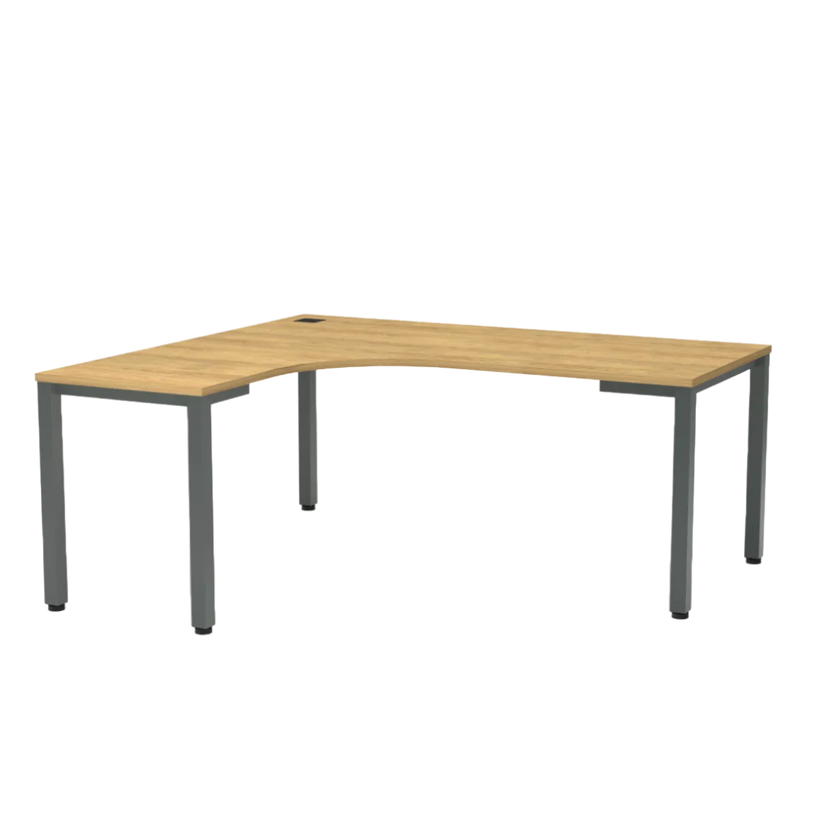Schreibtisch E10 Hickory Grau