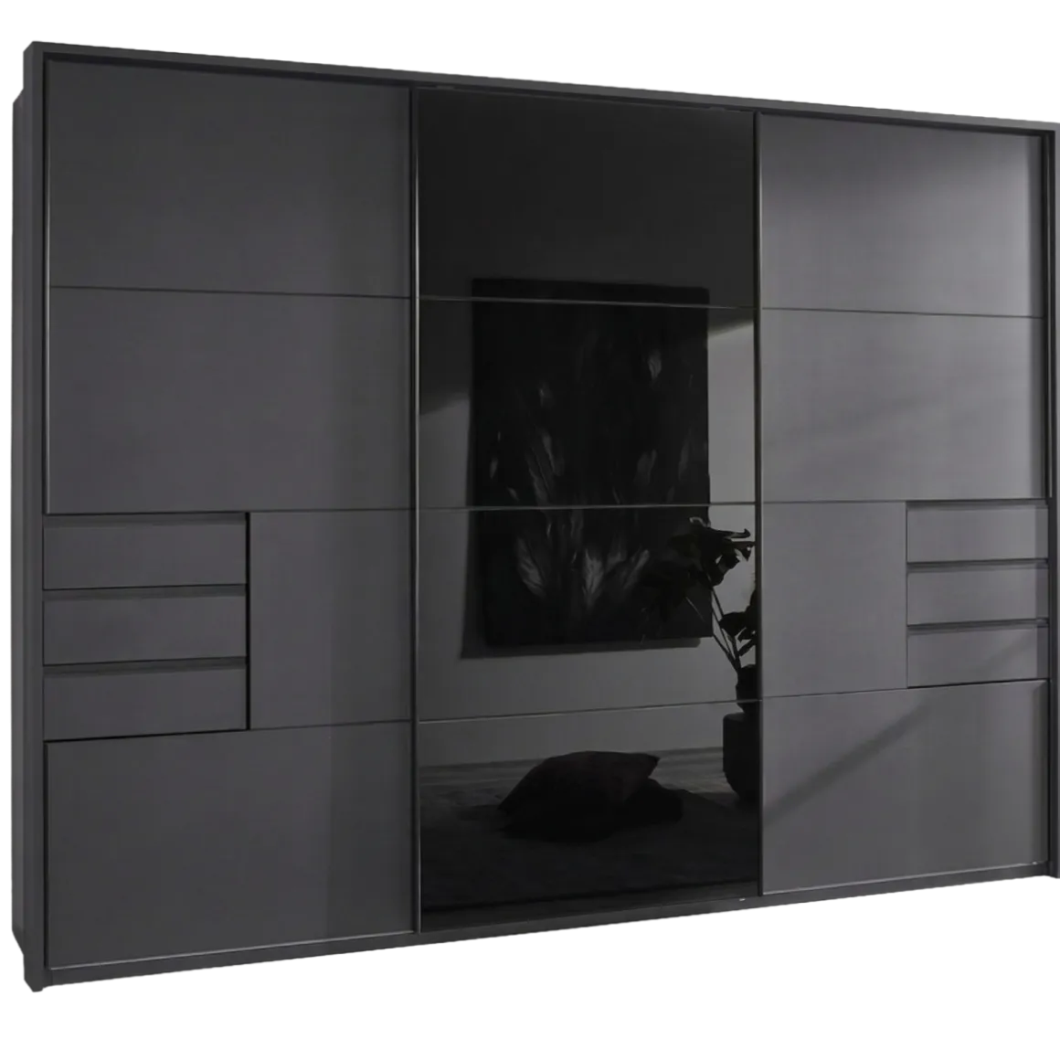 Schwebetürenschrank Saigon Graphit
