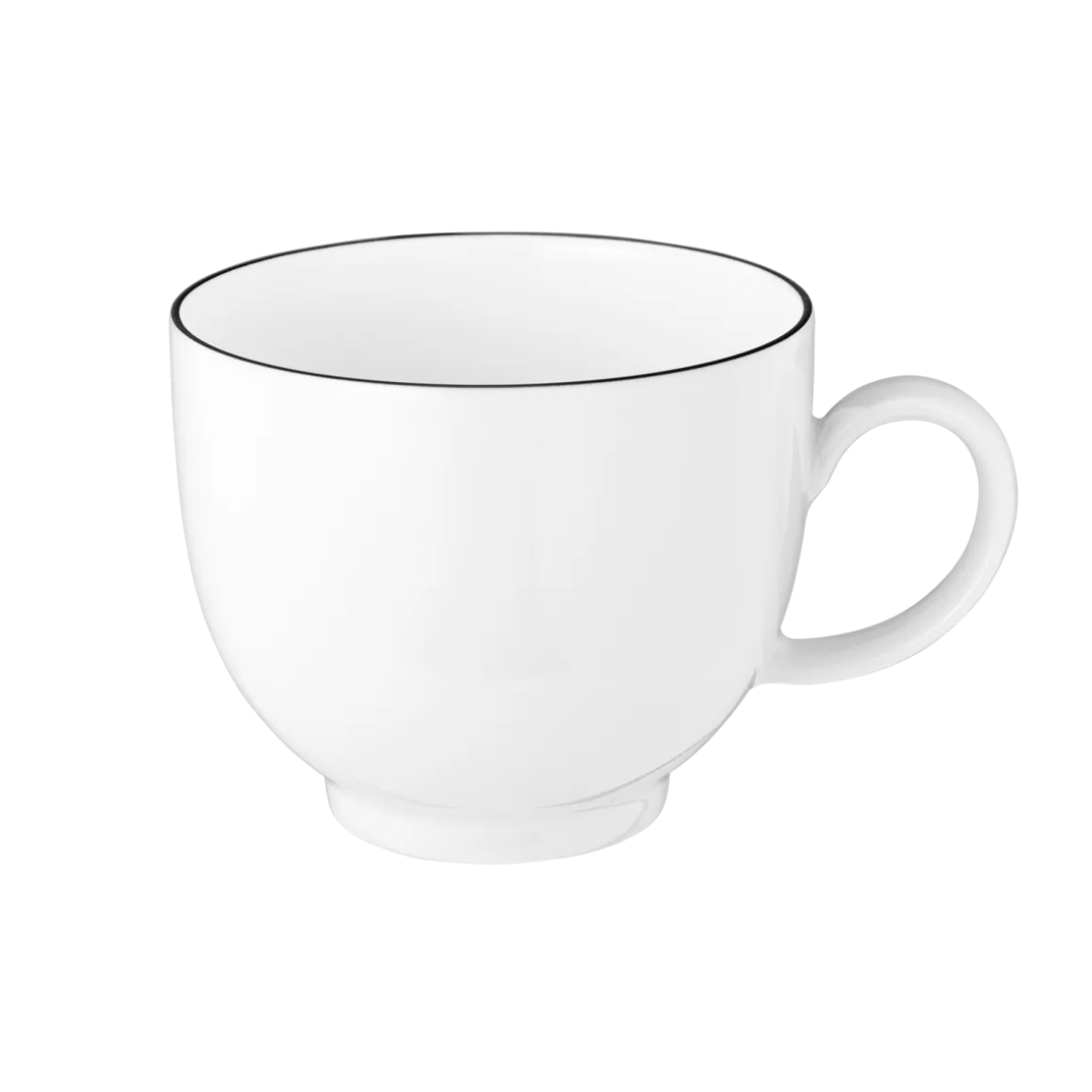 Seltmann Weiden Kaffee Tasse Lido Black Line Weiß