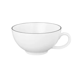 Seltmann Weiden Tee Tasse Lido Black Line Weiß