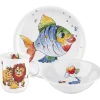 Seltmann Weiden 3-tlg Kinder Teller-Set Bunte Tierwelt