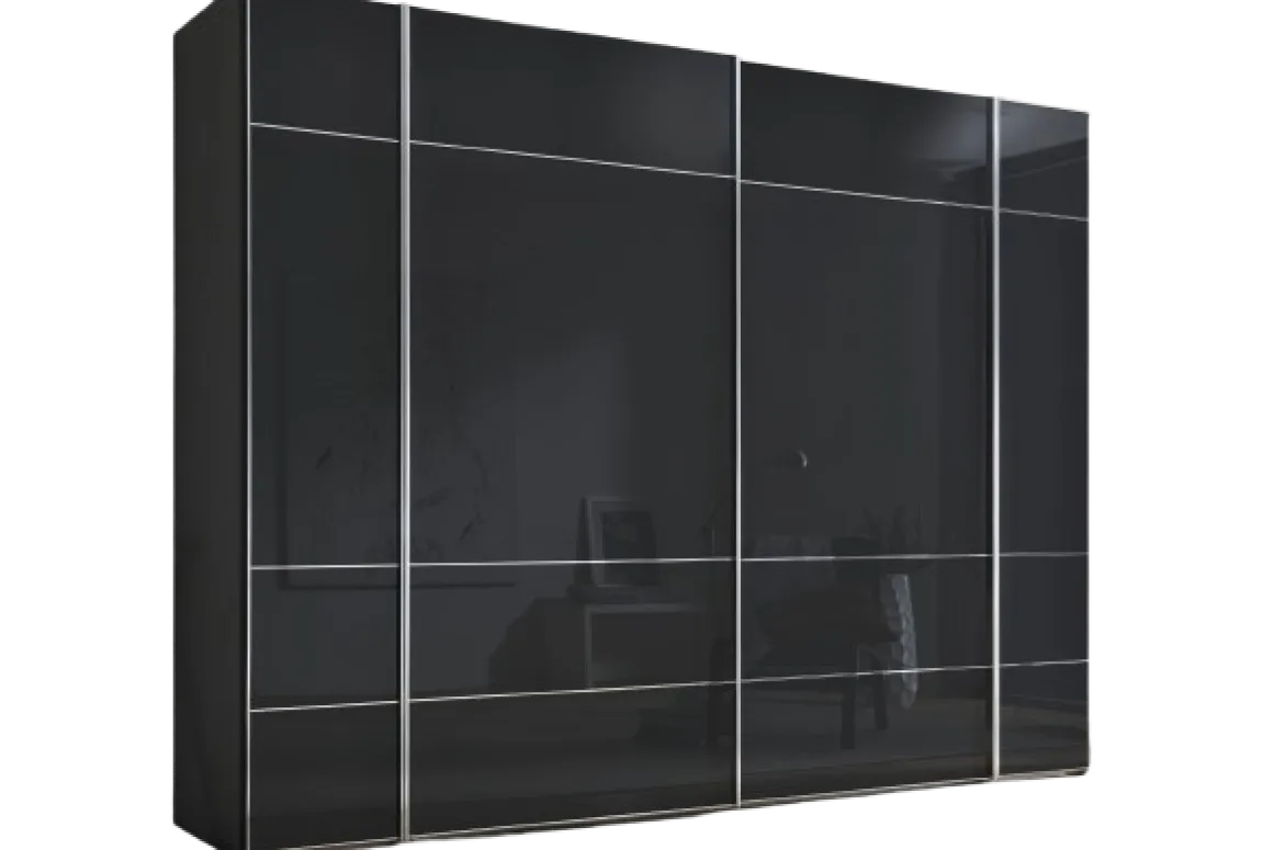 Staud Schwebetürenschrank Studioline Anthrazit