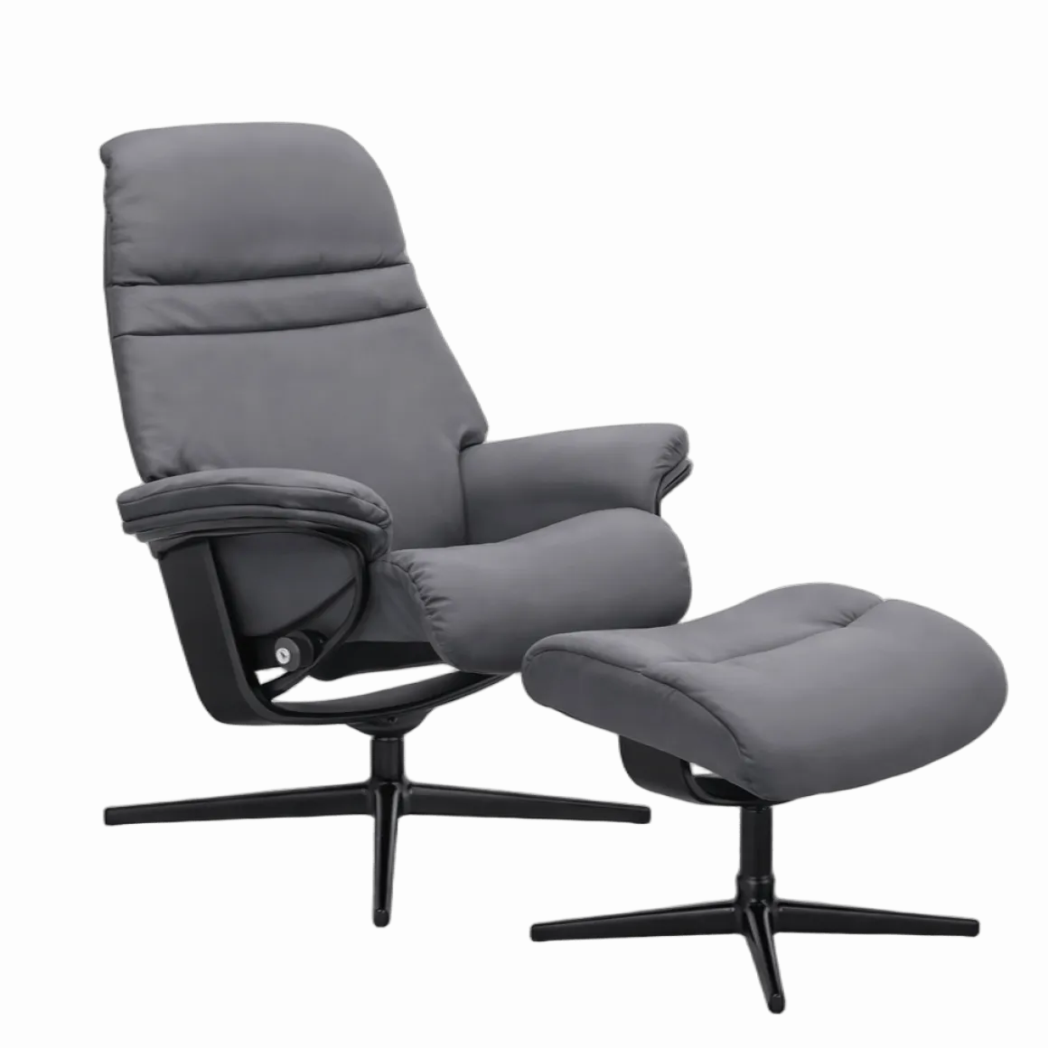 Stressless Sessel Sunrise Cross mit Hocker Grey