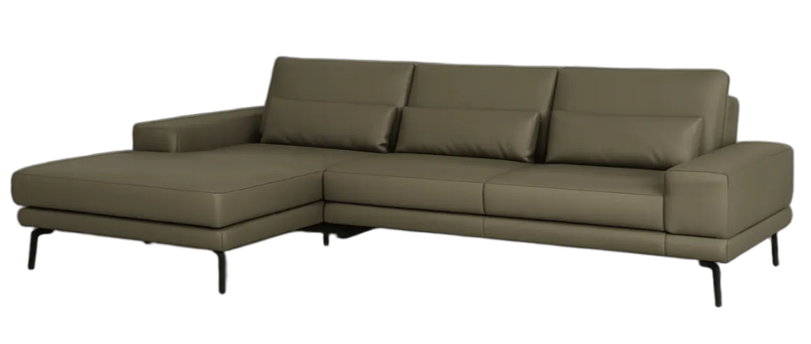 Systempolster Ecksofa 1136 Olive