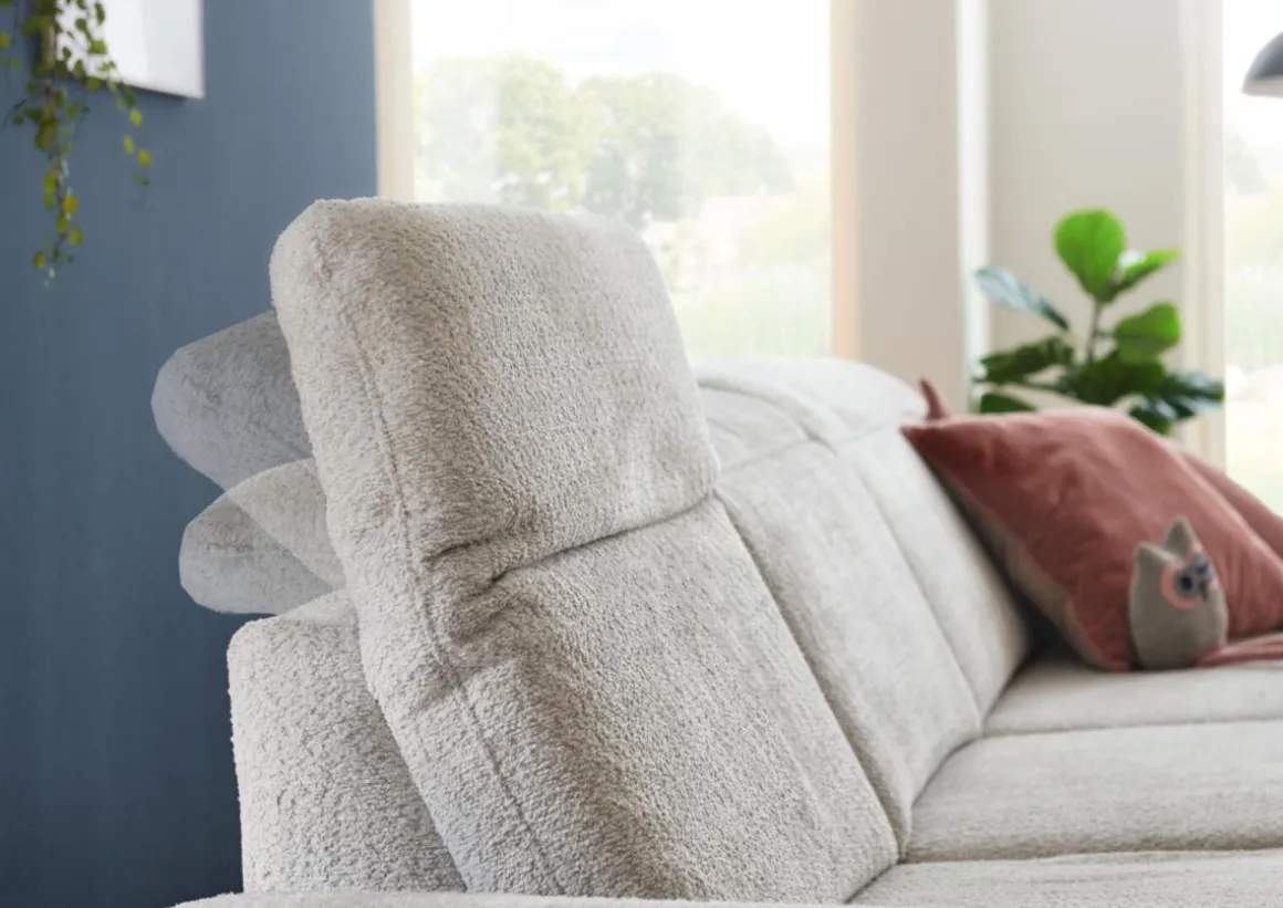 Systempolster Ecksofa 22025 Silber