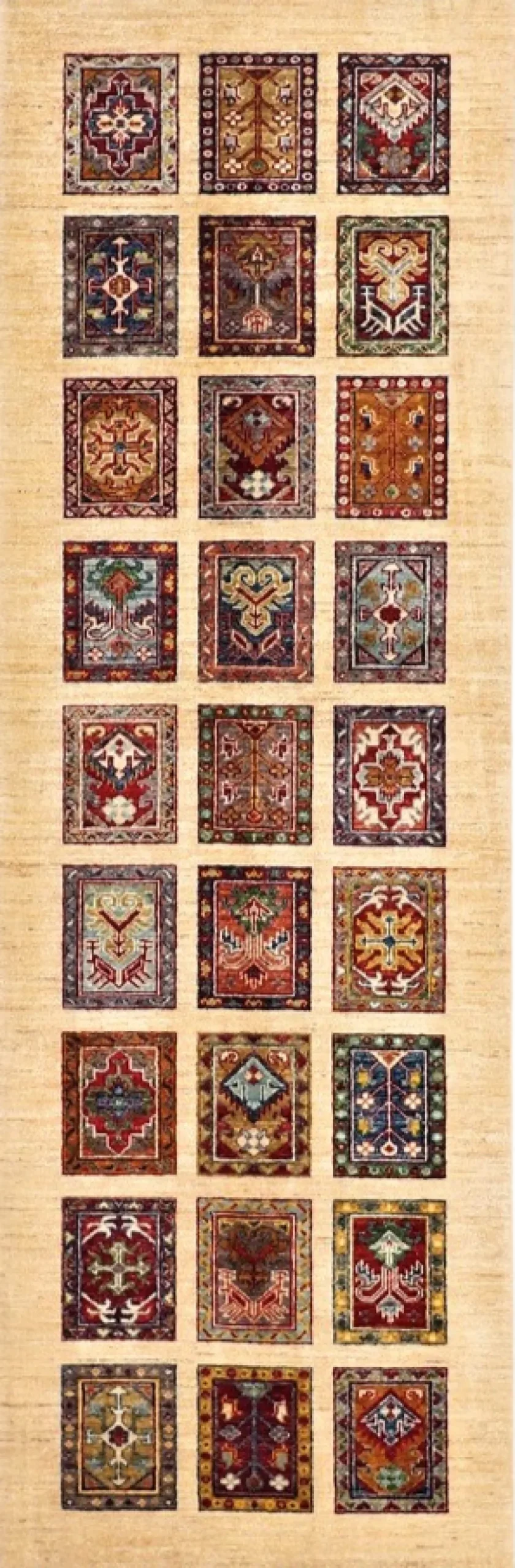 Teppich aus Afghanistan Garden 79 x 248 cm