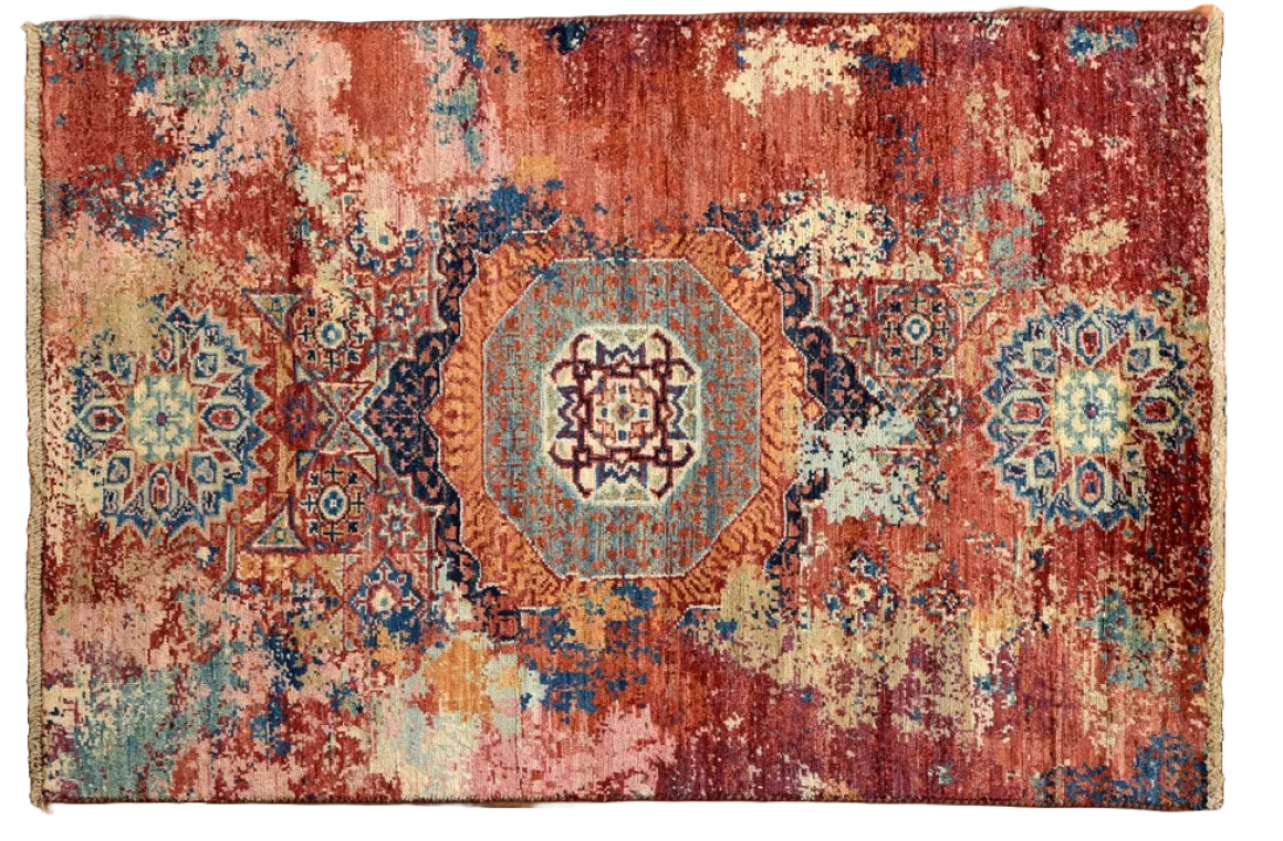 Teppich aus Afghanistan Glow 80 x 119 cm
