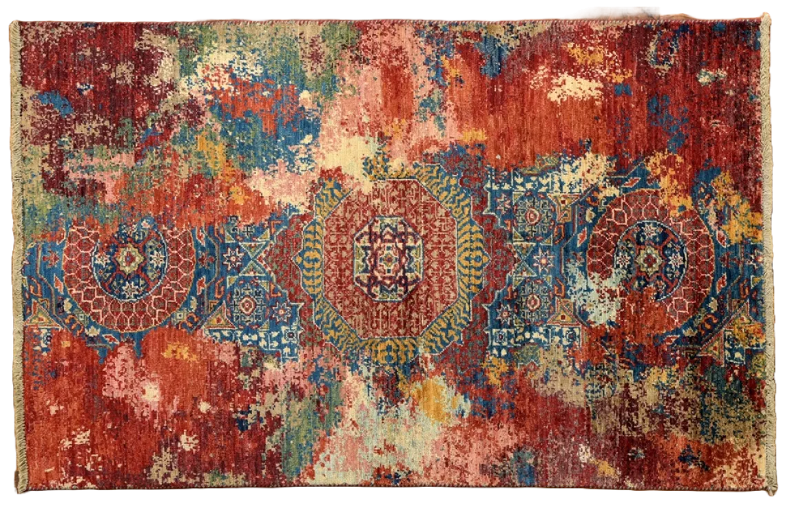 Teppich aus Afghanistan Glow 102 x 150 cm