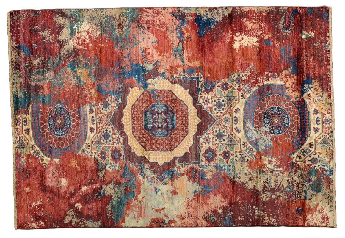 Teppich aus Afghanistan Glow 121 x 175 cm