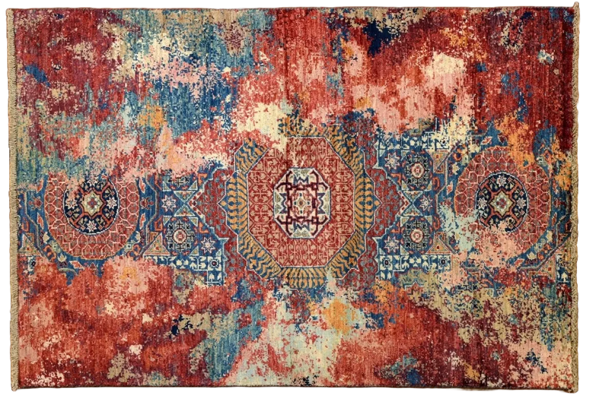 Teppich aus Afghanistan Glow 99 x 145 cm