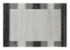 Teppich aus Indien Intense Mala Grau 70 x 140 cm