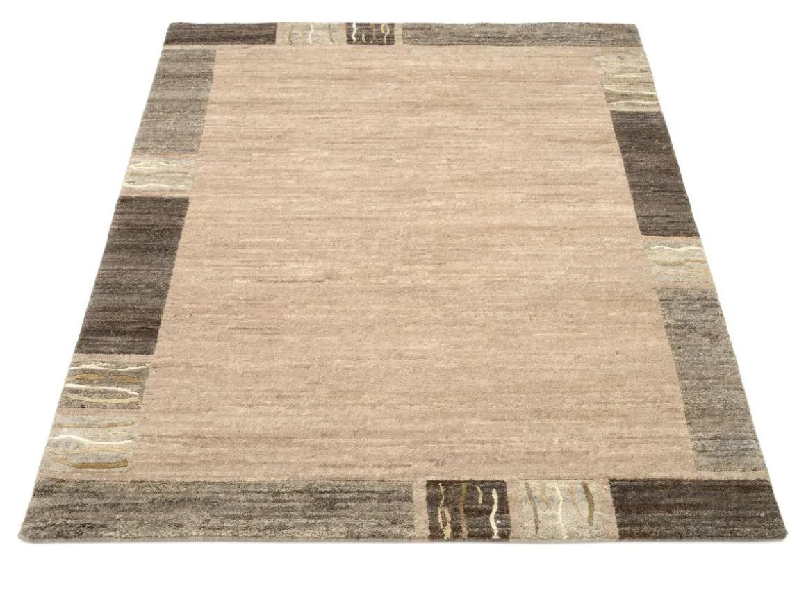Teppich aus Nepal Silk Lalitpur Natur 150 cm