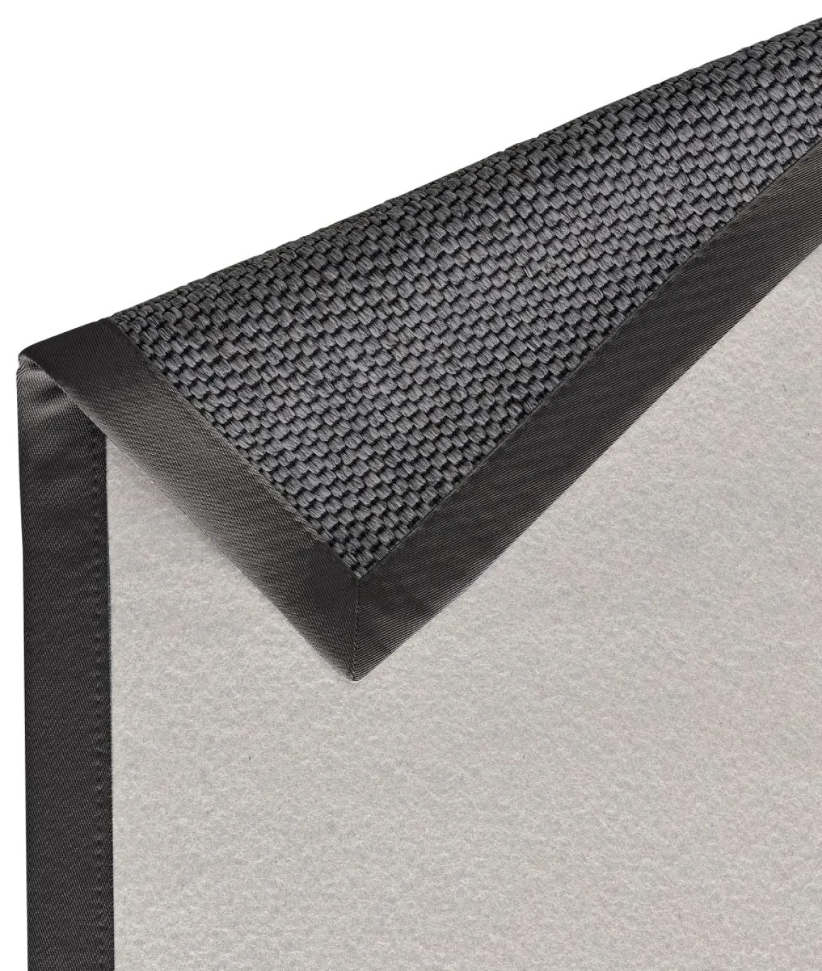 Teppich in Sisaloptik Naturana Panama Anthrazit 67 x 133 cm