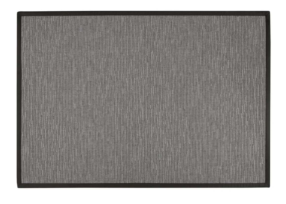 Teppich in Sisaloptik Naturino Effekt Anthrazit 67 x 133 cm