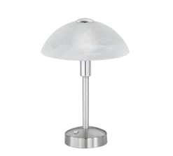 TRIO 1-flg LED Tischleuchte Donna Nickel