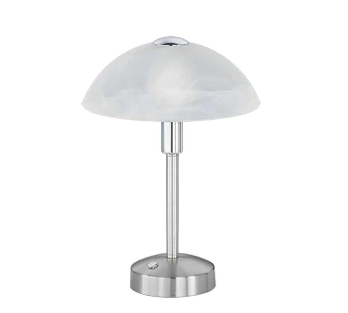 TRIO 1-flg LED Tischleuchte Donna Nickel