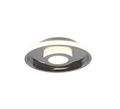 TRIO LED Deckenleuchte Ascari Chrom Ø 30 cm