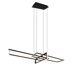 TRIO LED Pendelleuchte Salinas Schwarz