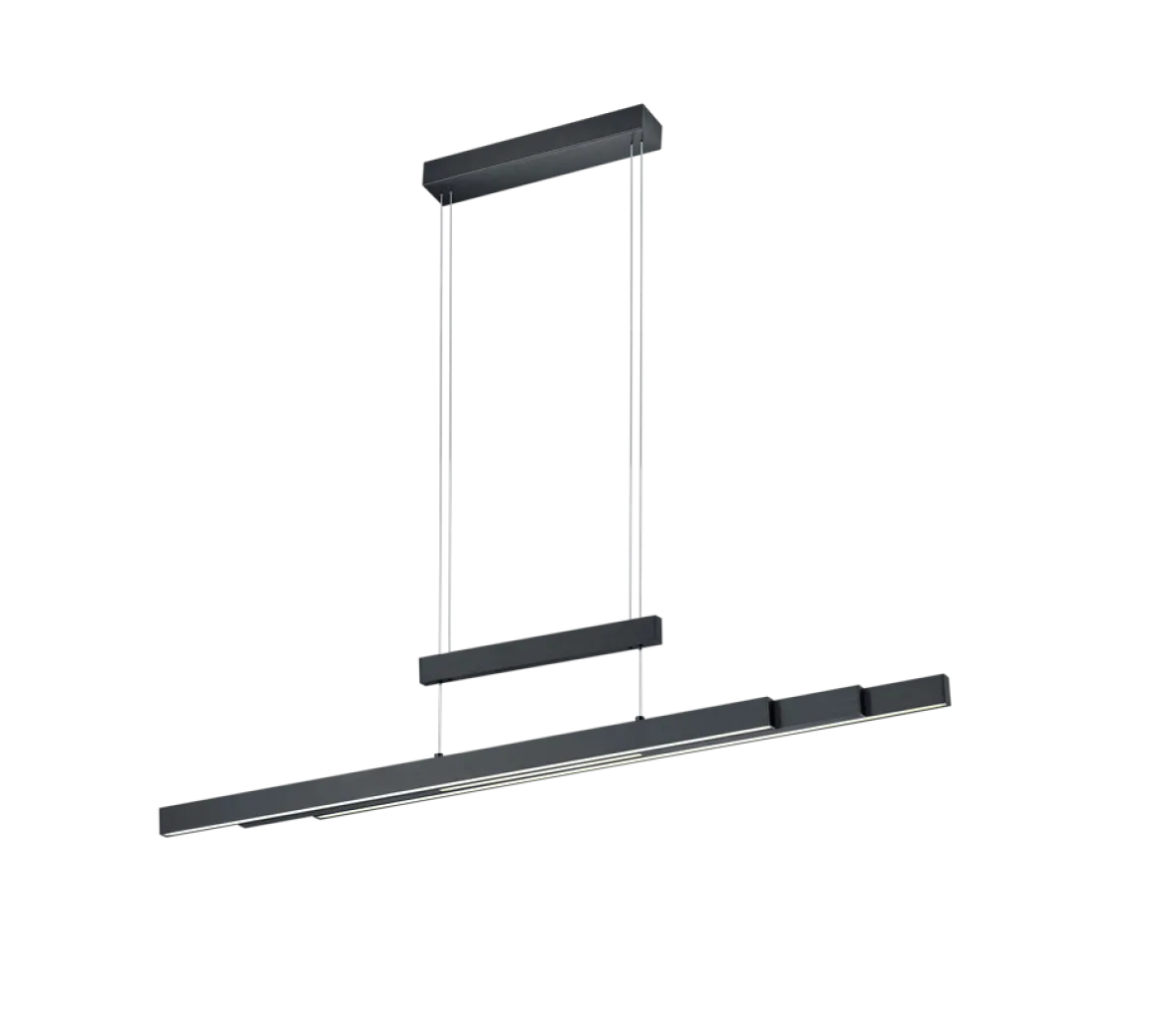 TRIO LED Pendelleuchte Trajan Schwarz