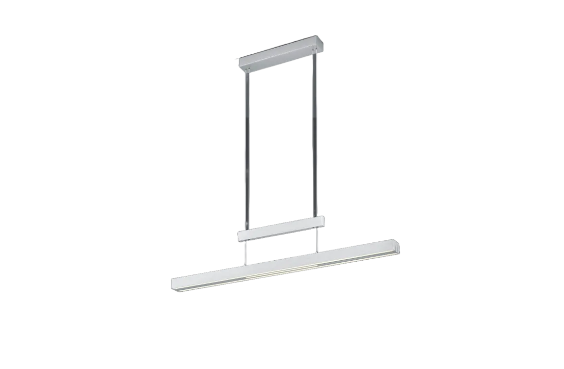 TRIO LED Pendelleuchte Trajan Nickel