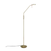 TRIO LED Stehleuchte Monza Messing