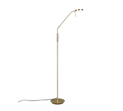 TRIO LED Stehleuchte Monza Messing