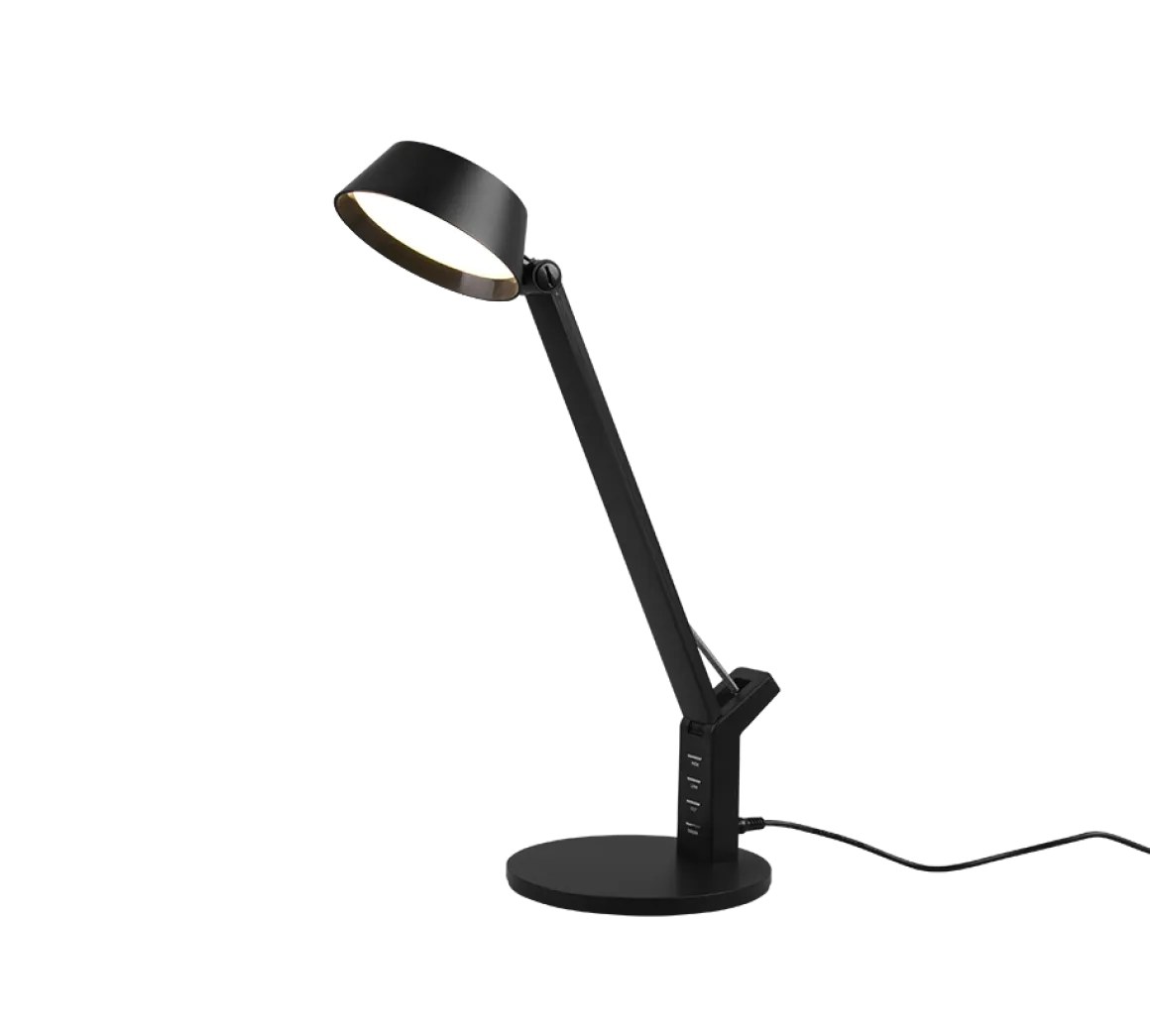TRIO LED Tischleuchte Ava Schwarz