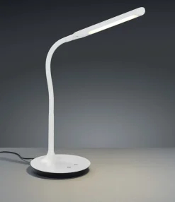 TRIO LED Tischleuchte Polo WeiĂ