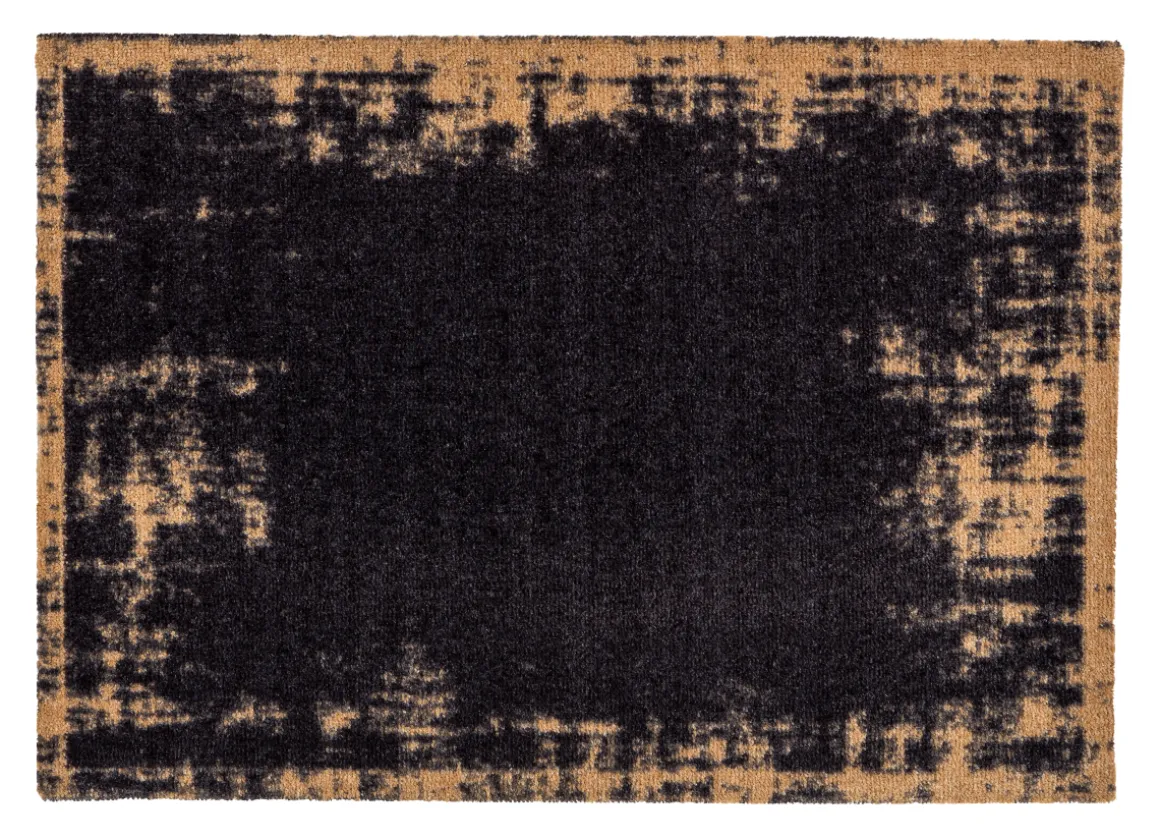 Türmatte Miabella Uni Bordüre dunkelgrau 50x70