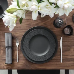 Villeroy & Boch Speiseteller quadratisch Manufacture Rock