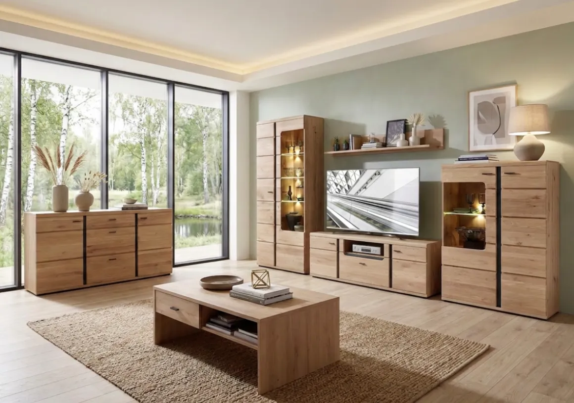 Vitrine Sonos II rechts Eiche