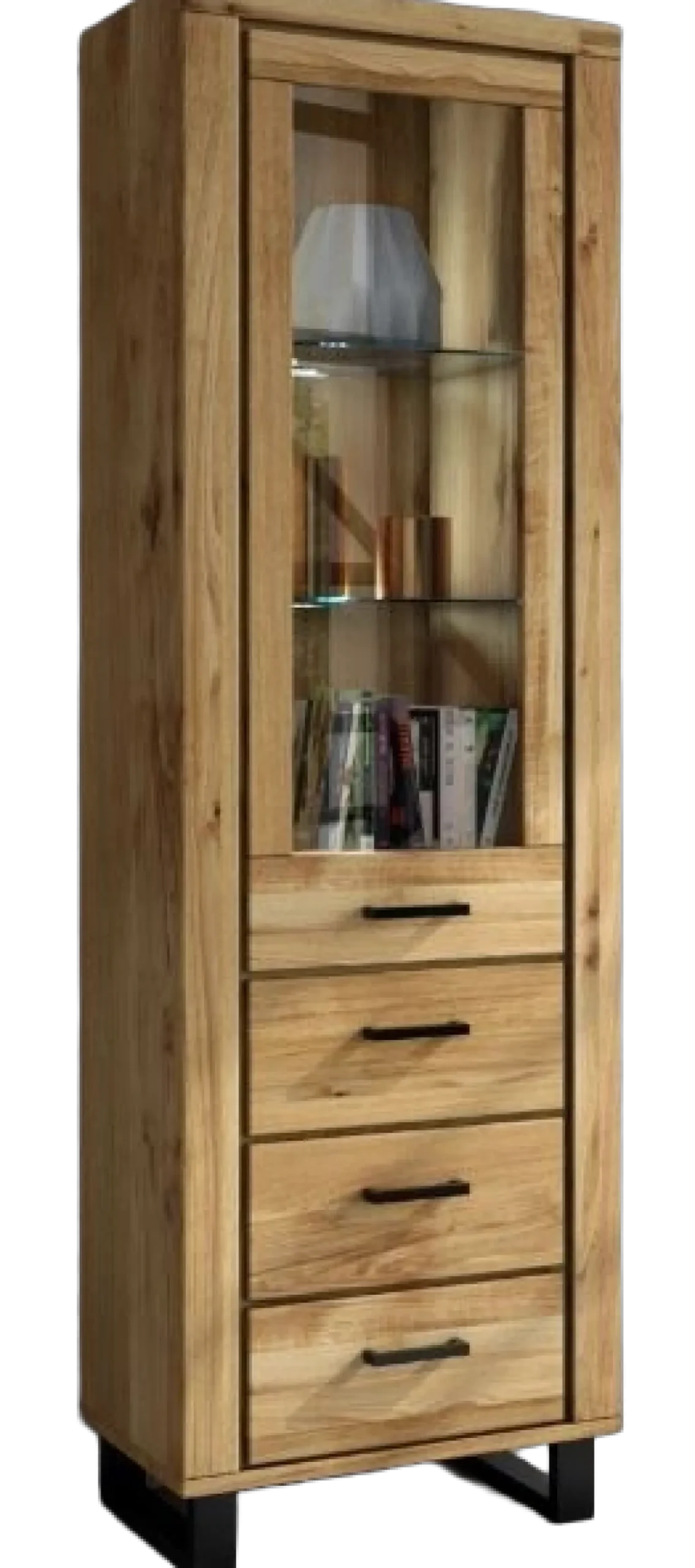 Vitrine Tina Eiche 68 x 200 cm