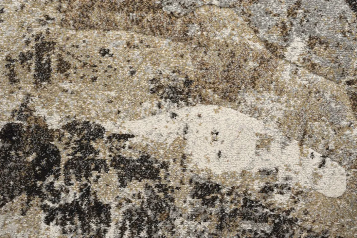 Webteppich Exellenza Grau-Gold 133 x 195 cm
