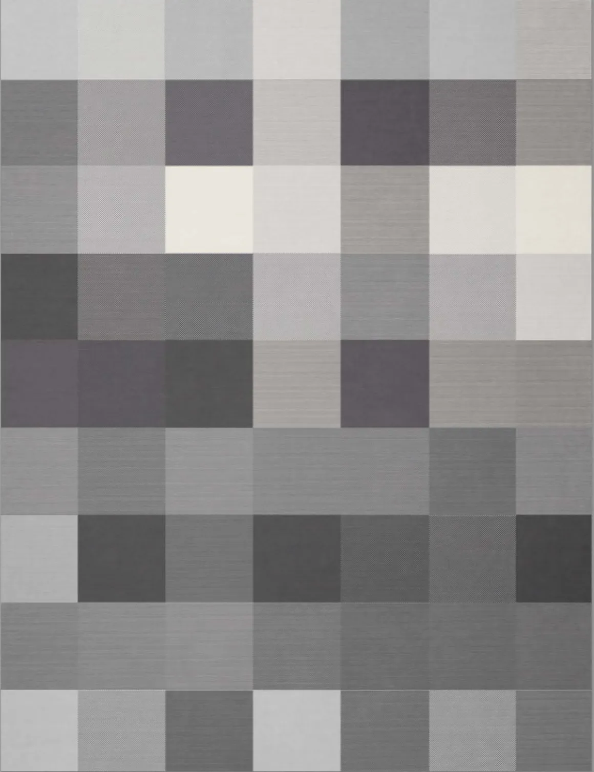 Wohndecke Cotton Home Check Coal 150 x 200 cm
