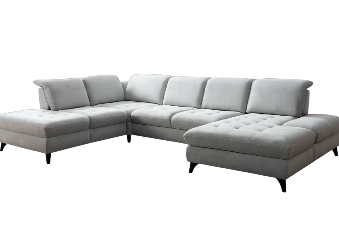 Wohnlandschaft Carolina XC Silber