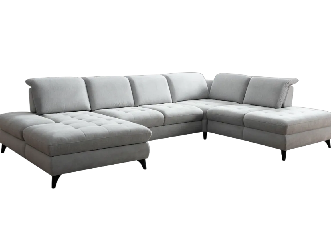 Wohnlandschaft Carolina XC Silber