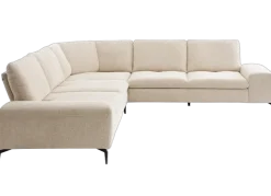 W.Schillig Ecksofa valentinoo Ivory mit Sitztiefenverstellung